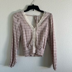 Open Back Western Style Top